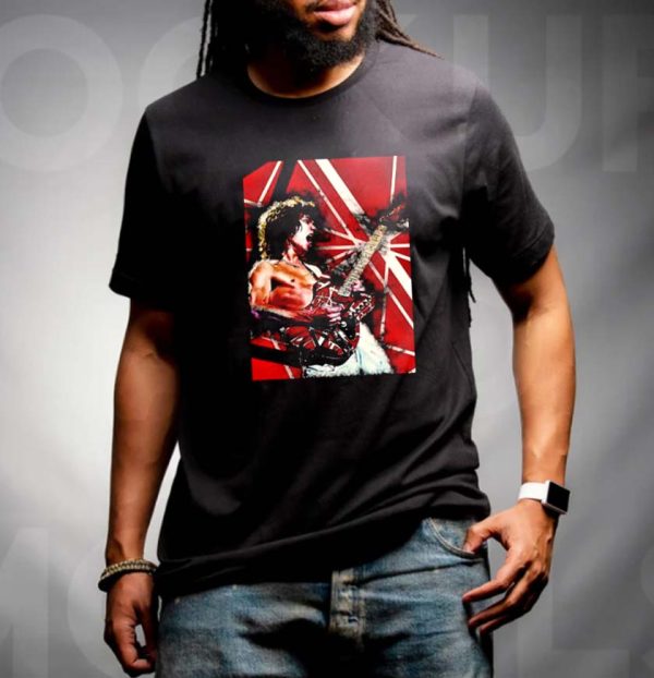 Eddie Van Halen Guitar Unisex T- Shirt