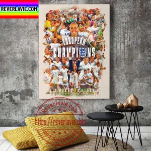 England Are The UEFA Women’s EURO 2022 Champions Home Decor Poster Canvas