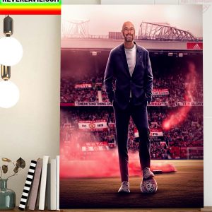 Erik Ten Hag Man Utd Manager First Win In EPL Home Decor Poster Canvas