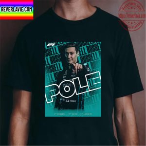 F1 Hungarian GP Mercedes-AMG PETRONAS F1 Team George Russell Pole Unisex T-Shirt