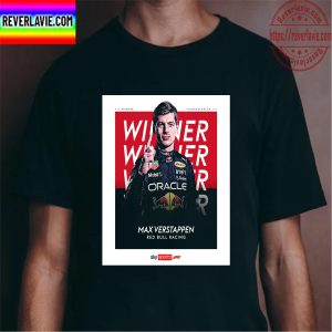 F1 Oracle Red Bull Racing Max Verstappen Winner Hungarian GP Unisex T-Shirt