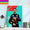 F1 Oracle Red Bull Racing Max Verstappen Wins Hungarian GP Home Decor Poster Canvas