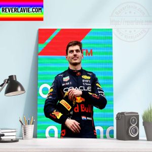 F1 Oracle Red Bull Racing Max Verstappen Wins Hungarian GP Home Decor Poster Canvas
