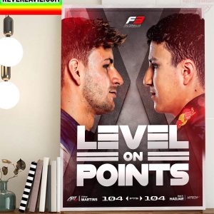 F3 Belgian GP Level On Points Home Decor Poster Canvas