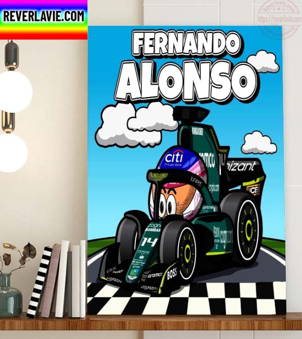Fernando Alonso Has Signed For Aston Martin Next Season 2023 Home Decor Poster Canvas