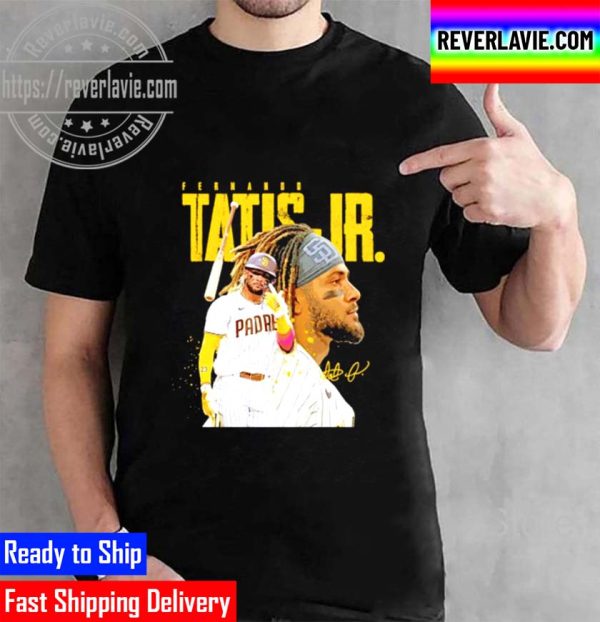 Fernando Tatis Jr San Diego Padres Player Signature Unisex T-Shirt