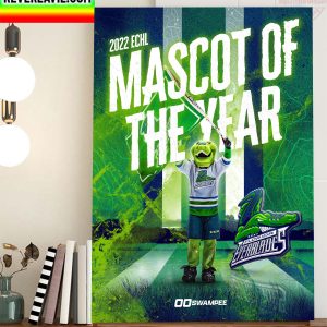 Florida Everblades 2022 ECHL Mascot Of The Year Home Decor Poster Canvas
