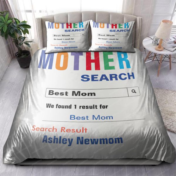 Funny Custom Best Gift To Mom Bedding Set