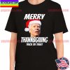 Funny Anti Joe Biden Happy Christmas Holiday Pumpkin Head T-Shirt