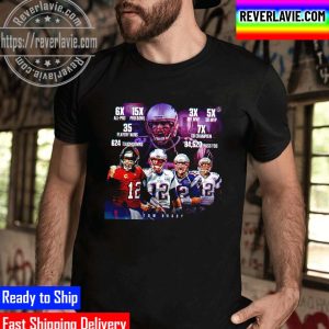 GOAT Tom Brady All Titles In NFL Unisex T-Shirt