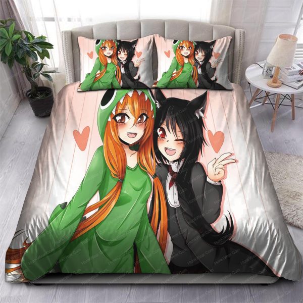 Gacha Life Wolf Girl Bedding Sets