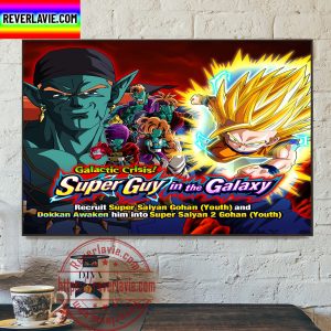 Galactic Crisis Super Guy in the Galaxy Home Decor Poster Canvas