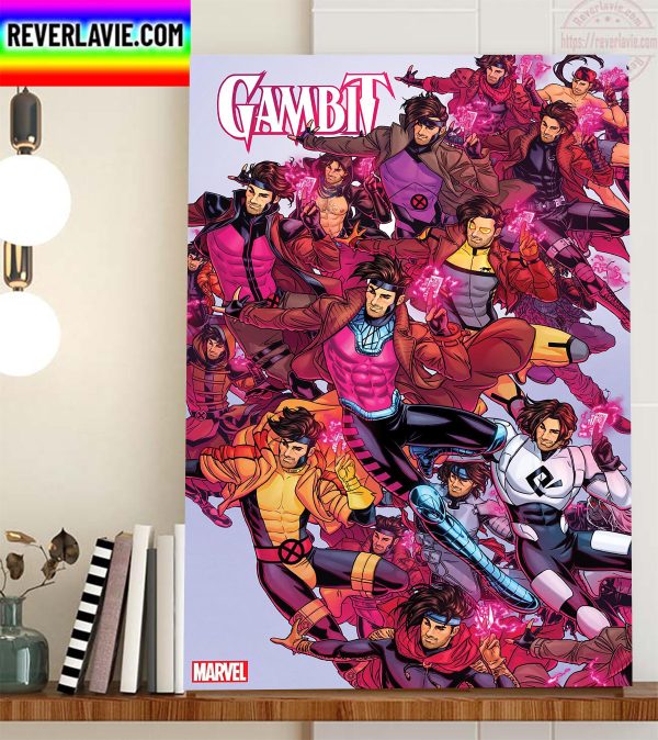 Gambit X Men Cover Remy LeBeau Home Decor Poster Canvas
