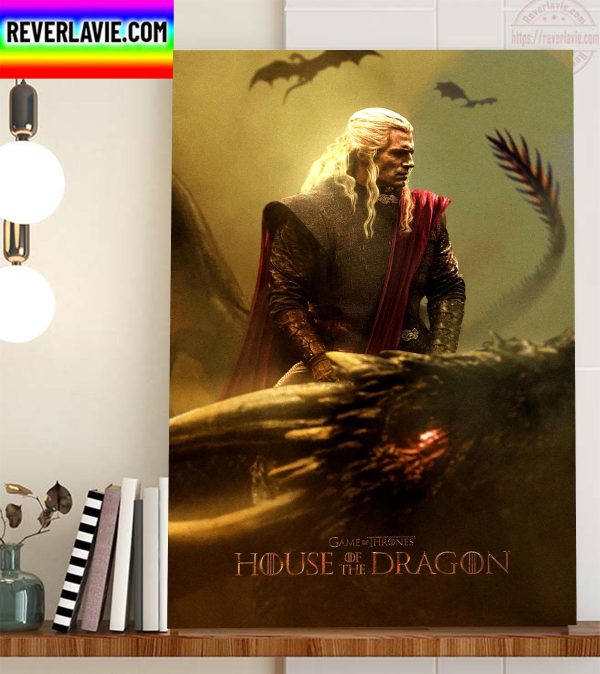 Geralt of Rivia The Witcher x House of The Dragon Home Decor Poster Canvas