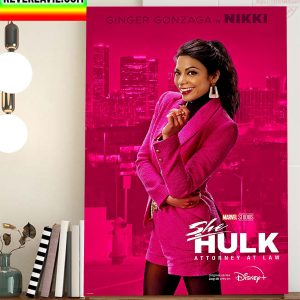 Ginger Gonzaga Is Nikki Ramos In She Hulk Marvel Studios Home Decor Poster Canvas