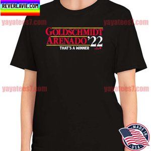 Goldschmidt Arenado ’22 That’s a Winner St. Louis Cardinals T-Shirt