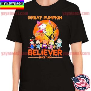 Great Pumpkin Believer Since 1966 Snoopy Dog Halloween Pumpkins T-Shirt