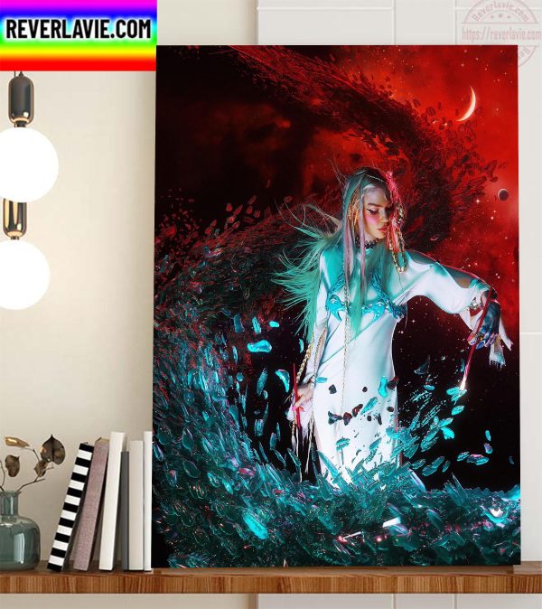 Grimes Painting Dragons For Vogue China Home Decor Poster Canvas