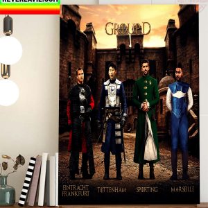 Group D 2022 2023 UEFA Champions League x House Of The Dragon Home Decor Poster Canvas