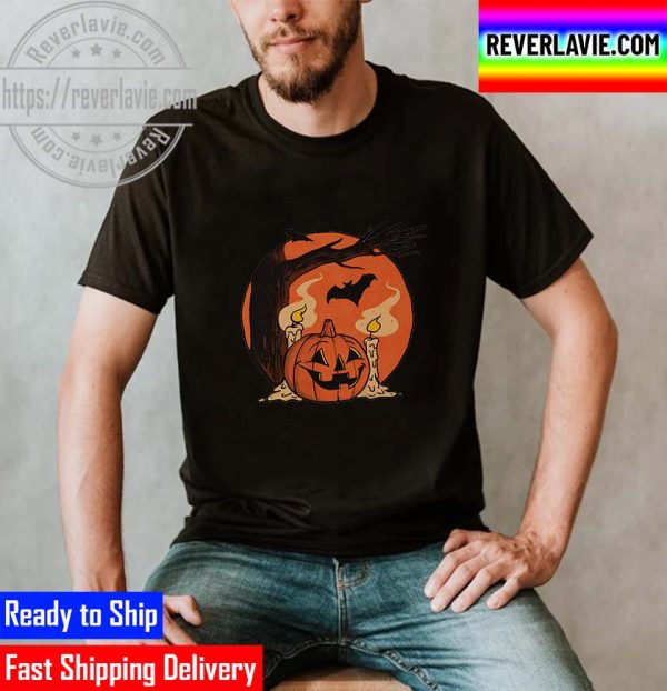 Halloween Vintage Pumpkin Scene Unisex T-Shirt