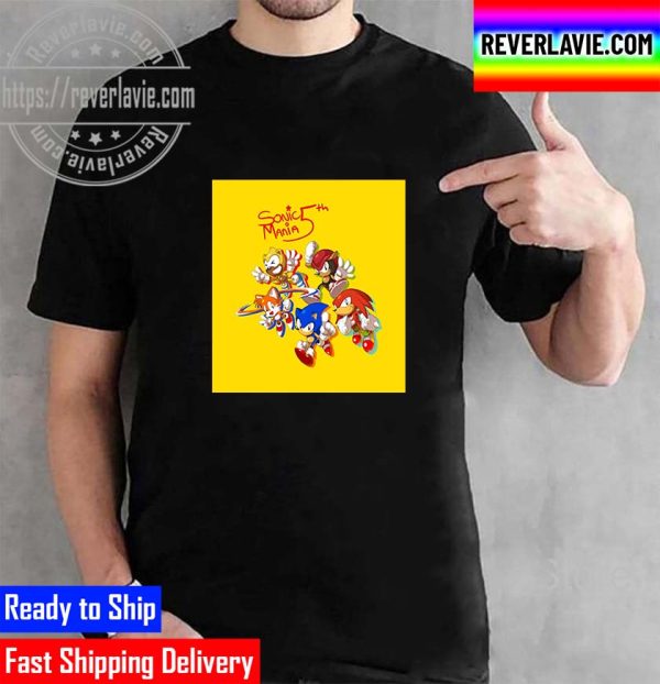 Happy Anniversary Sonic Mania 5th Unisex T-Shirt