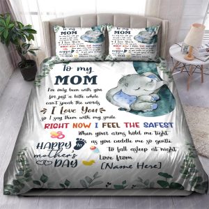 Happy Mothers Day To My Mom I Love You Bedding Sets