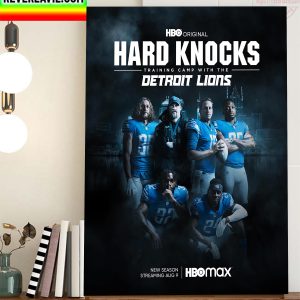 Hard Knocks Training Camp With The Detroit Lions Home Decor Poster Canvas