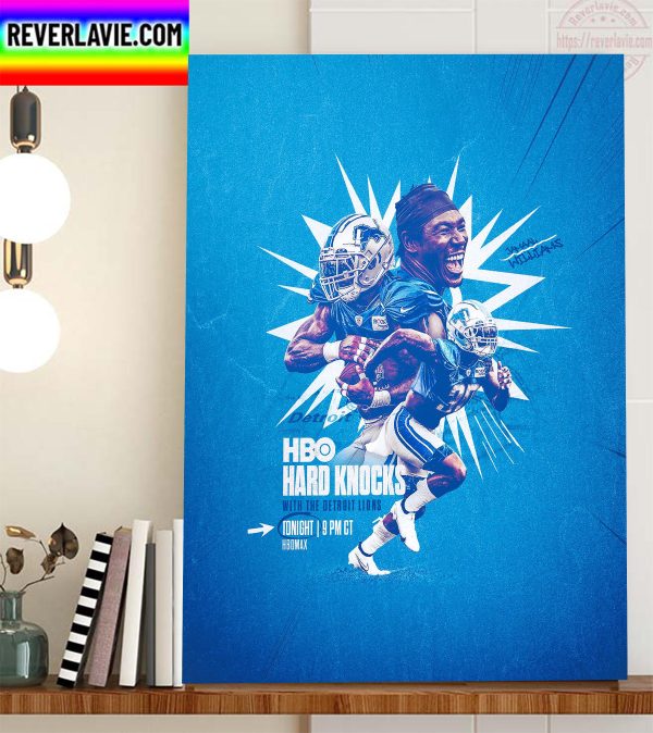 Hard Knocks With The Detroit Lions On HBO Max Home Decor Poster Canvas