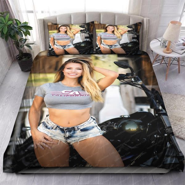 Harley Davidson Biker Girls Bedding Set