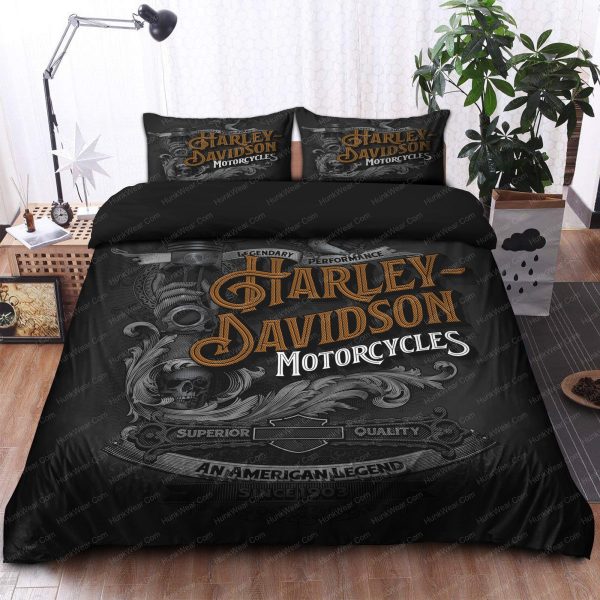 Harley Davidson Motorcycles An Ameriacan Legend Since 1903 Bedding Set