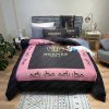 Herm?s Signature Orange Luxury With Black Frame Bedding Set