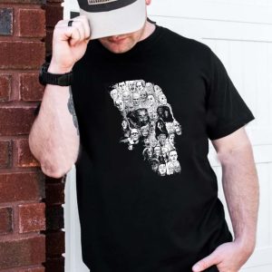 Horror Icon Skull Layout Unisex T-shirt