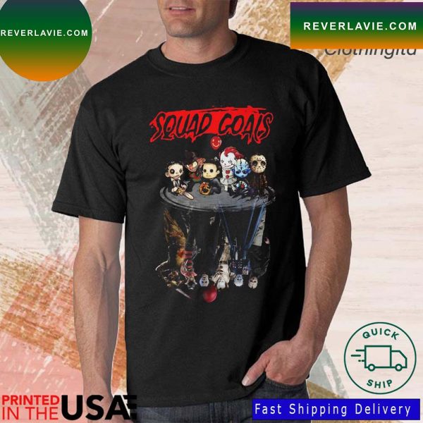 Horror Movies Characters Squad Goals Water Reflection T-Shirt