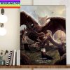 Karim Benzema And Robert Lewandowski In La Liga Home Decor Poster Canvas
