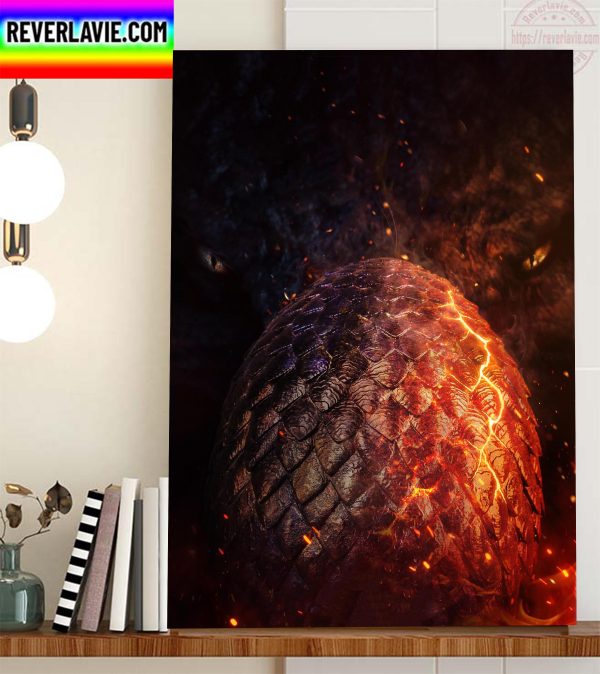 House Of The Dragon On HBO Max Dragon Egg Home Decor Poster Canvas