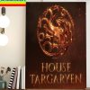 House Of The Dragon On HBO Max Dragon Gold Egg Home Decor Poster Canvas