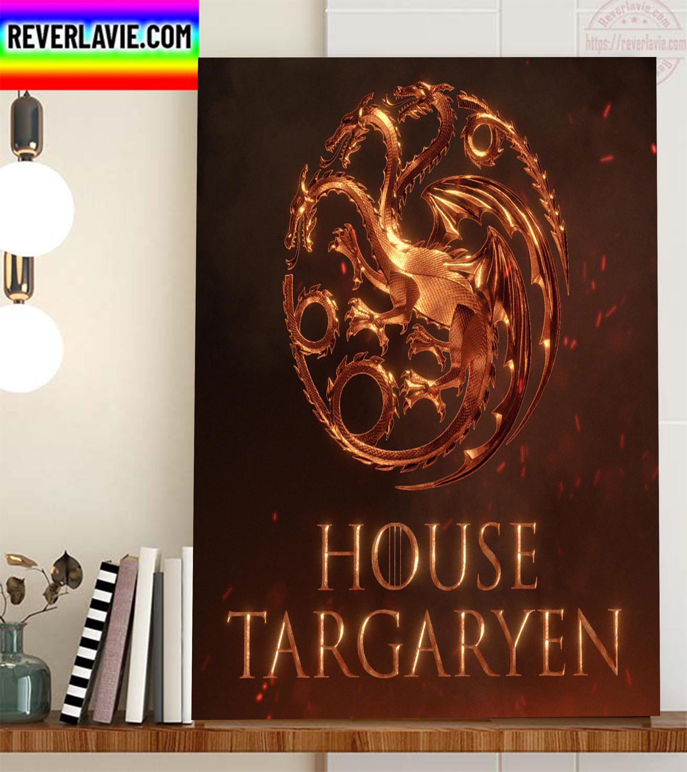 House Targaryen Of House Of The Dragon Home Decor Poster Canvas House Targaryen Of House Of The Dragon Home Decor Poster Canvas