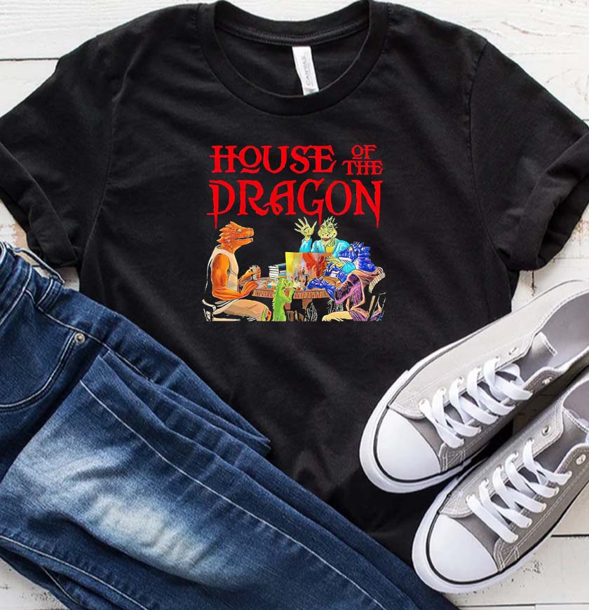 House of The Dragon on table art T-shirt House of The Dragon on table art T-shirt