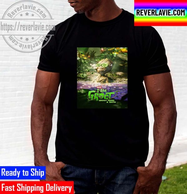 I Am Groot Marvel Studios Groot Takes A Bath Unisex T-Shirt
