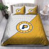 Indiana Pacers Logo In White And Yellow Background Bedding Set
