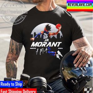 Ja Morant Memphis Grizzlies Skyline Signature Unisex T-Shirt