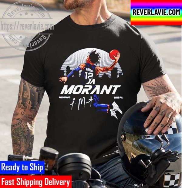 Ja Morant Memphis Grizzlies Skyline Signature Unisex T-Shirt