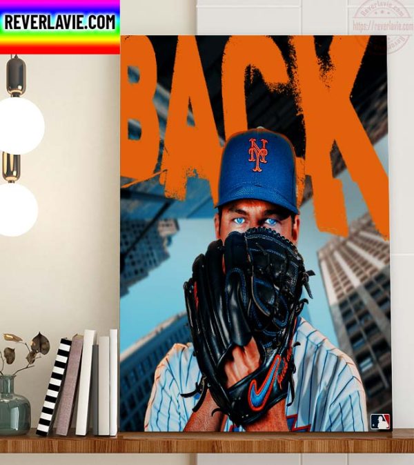 Jacob deGrom He Is Back New York Mets MLB Home Decor Poster Canvas