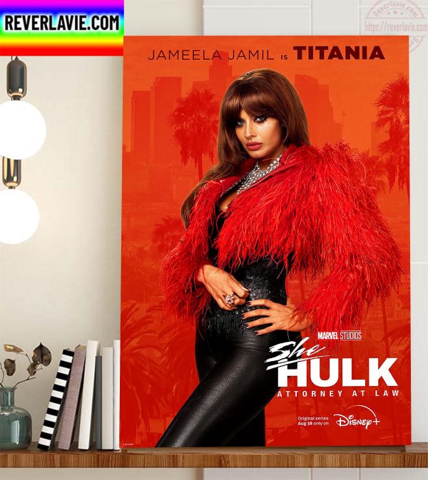 Jameela Jamil Is Titania In She Hulk Marvel Studios Home Decor Poster Canvas