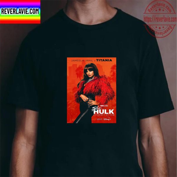 Jameela Jamil Is Titania In She Hulk Marvel Studios Unisex T-Shirt