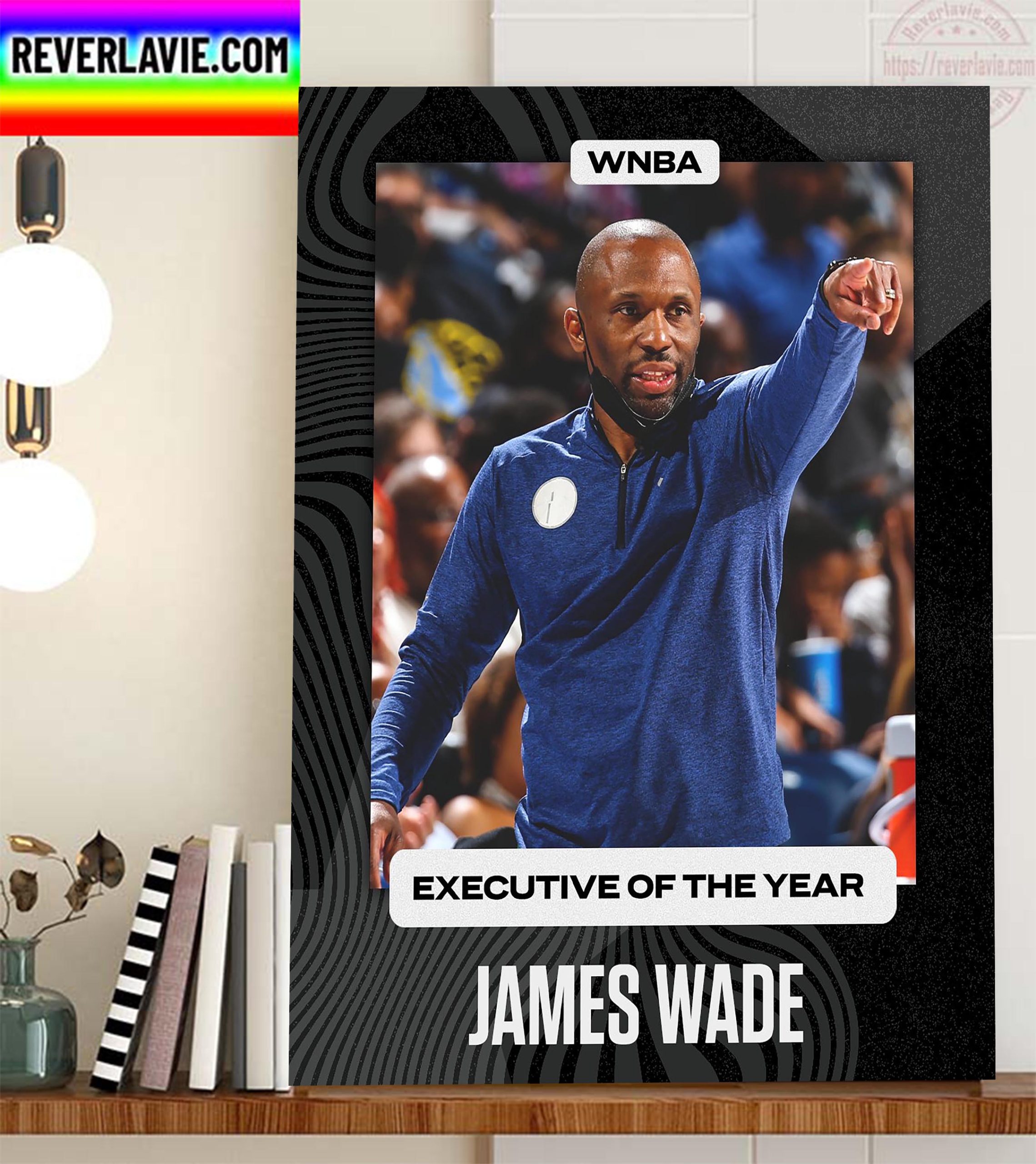 James Wade WNBA Basketball Executive Of The Year Home Decor Poster Canvas James Wade WNBA Basketball Executive Of The Year Home Decor Poster Canvas