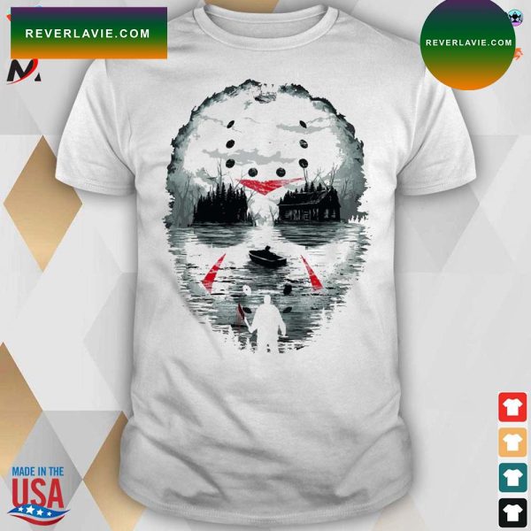Jason voorhees horror movie character sublimation design friday the 13th camp cook killer t-shirt