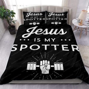 Jesus Is My Spotter Bedding Sets