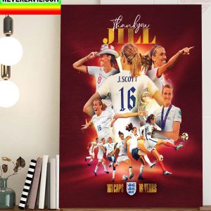Jill Scott Retirement From Football England Home Decor Poster Canvas