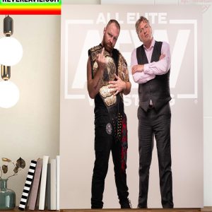 Jon Moxley Is AEW Dynamite Undisputed World Champion Home Decor Poster Canvas